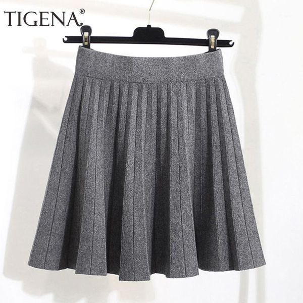 tigena 2019 autumn winter knitted warm cotton skirts women fashion high waist pleated mini skirt female school black khaki gray1
tigena 2019 autumn winter knitted warm cotton skirts women fashion high waist pleated mini skirt female school black khaki gray1
