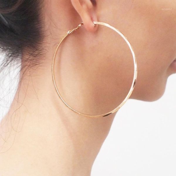hoop & huggie simple style 70mm diameter metal earrings for women statement big golden silver color jewelry ukmoc1
hoop & huggie simple style 70mm diameter metal earrings for women statement big golden silver color jewelry ukmoc1