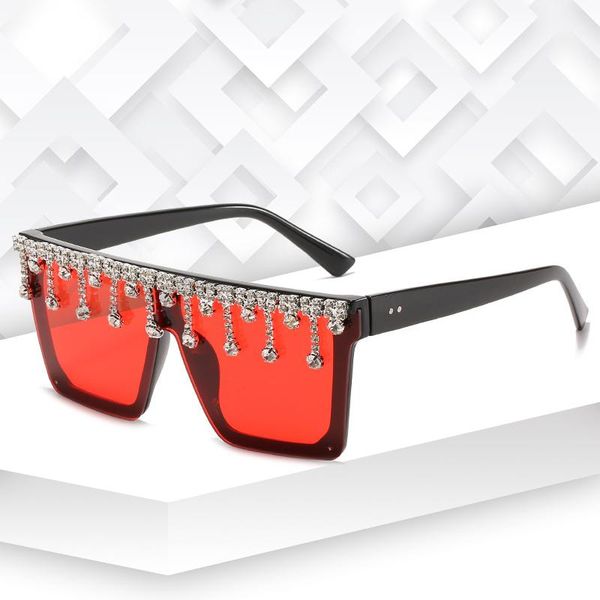 2021 oversized sunglasses women square diamond decor sun glasses women big frame luxury crystal eyeglasses female eyewear, White;black
2021 oversized sunglasses women square diamond decor sun glasses women big frame luxury crystal eyeglasses female eyewear, White;black