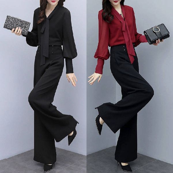 2020 early spring and autumn new shirt hong kong style suit women's wide leg pants shirt wide leg pants loose and slim high waist fashi, Gray
2020 early spring and autumn new shirt hong kong style suit women's wide leg pants shirt wide leg pants loose and slim high waist fashi, Gray