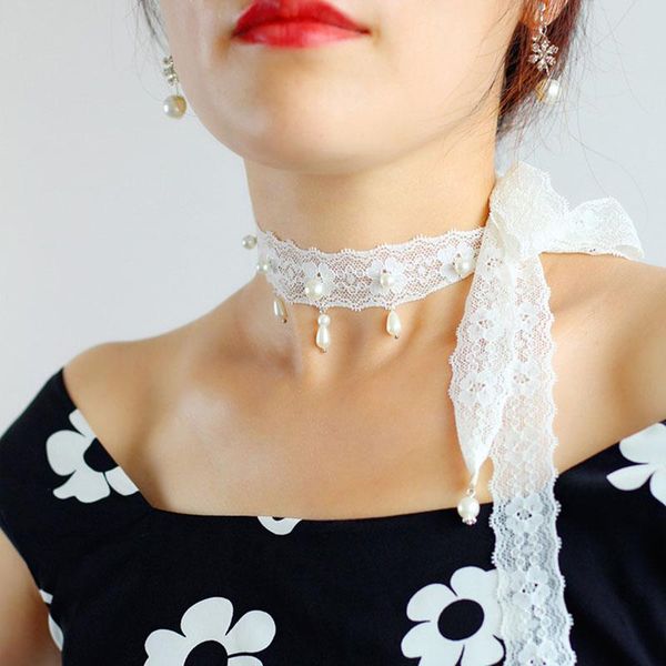 slbridal trendy charm fashion lace crystals zircon pearls women collar choker necklace girls neck strap statement chain necklace, Golden;silver
slbridal trendy charm fashion lace crystals zircon pearls women collar choker necklace girls neck strap statement chain necklace, Golden;silver