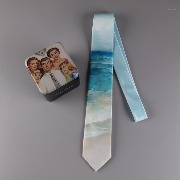 printed tie retro casual art male and female students sea gift boxed tie1, Blue;purple
printed tie retro casual art male and female students sea gift boxed tie1, Blue;purple