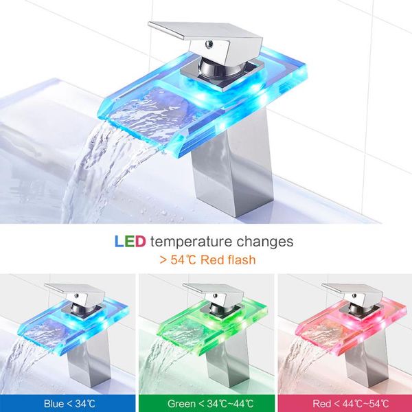 bathroom sink faucets led basin faucet brass waterfall temperature colors change mixer tap deck mounted wash glass taps
bathroom sink faucets led basin faucet brass waterfall temperature colors change mixer tap deck mounted wash glass taps