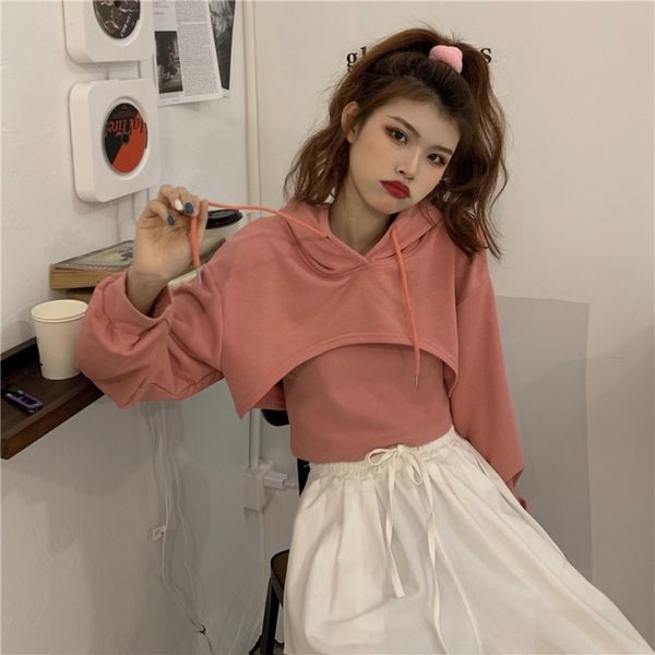 pu xiaohua ~ autumn winter 2020 three color suit suspender hoodie two piece hoodie + suspender versatile fashion net red suit o8lyz, Black
pu xiaohua ~ autumn winter 2020 three color suit suspender hoodie two piece hoodie + suspender versatile fashion net red suit o8lyz, Black