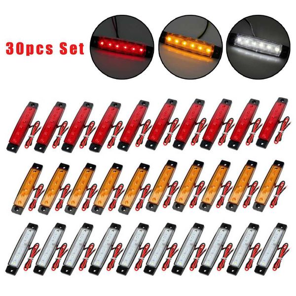 30pcs 6led 12v car truck signal light clearence boat bus truck trailer side marker indicators light
30pcs 6led 12v car truck signal light clearence boat bus truck trailer side marker indicators light