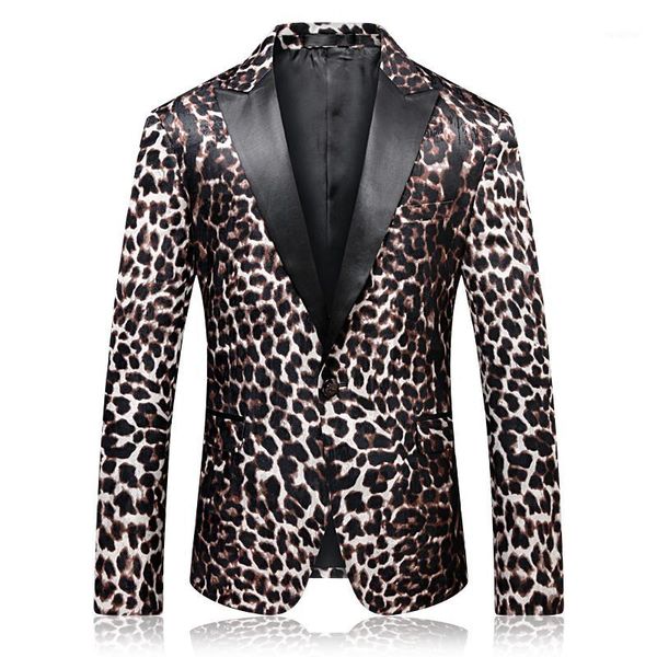 new men's casual printed small suit men's korean version of the slim leopard flower suit jacket costume1, White;black
new men's casual printed small suit men's korean version of the slim leopard flower suit jacket costume1, White;black