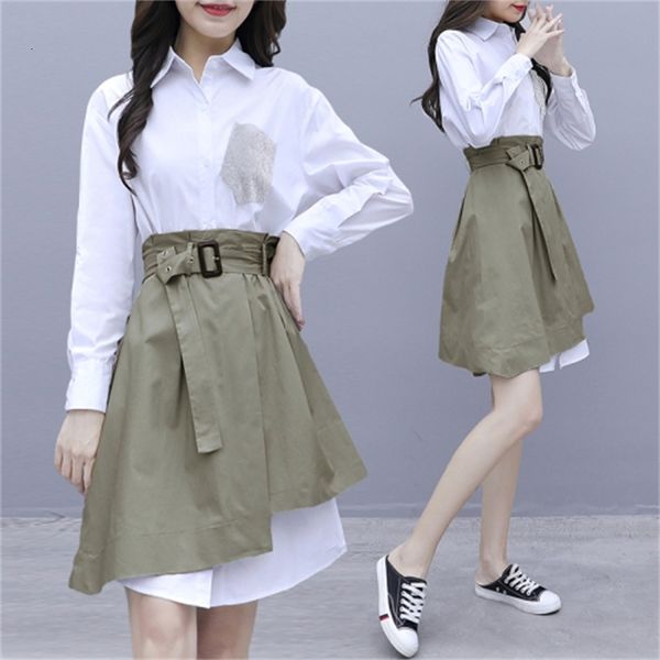 women in fashion of two upper parts and skirt femme deux suit women's o62x, White
women in fashion of two upper parts and skirt femme deux suit women's o62x, White