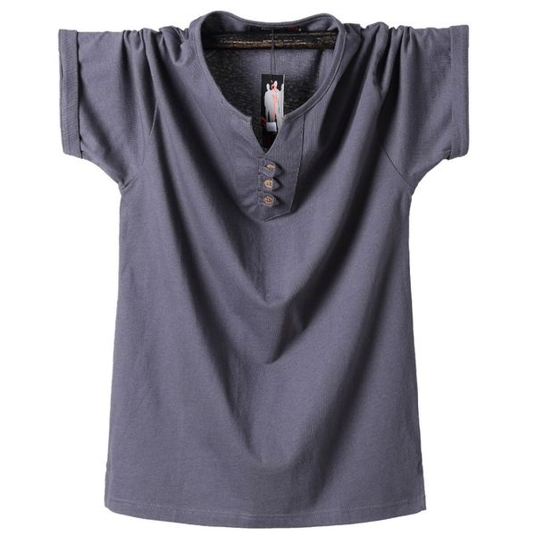brand summer cotton men's t-shirt fashion loose collar pure men plus size 3xl 4xl 5xl 6xl 7xl 8xl kg-161, White;black
brand summer cotton men's t-shirt fashion loose collar pure men plus size 3xl 4xl 5xl 6xl 7xl 8xl kg-161, White;black
