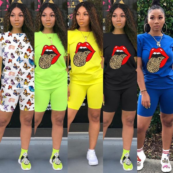 wjustforu women's 2 piece set casual printed butterfly tongue five color short sleeved and five point pants two piece suit, Gray
wjustforu women's 2 piece set casual printed butterfly tongue five color short sleeved and five point pants two piece suit, Gray