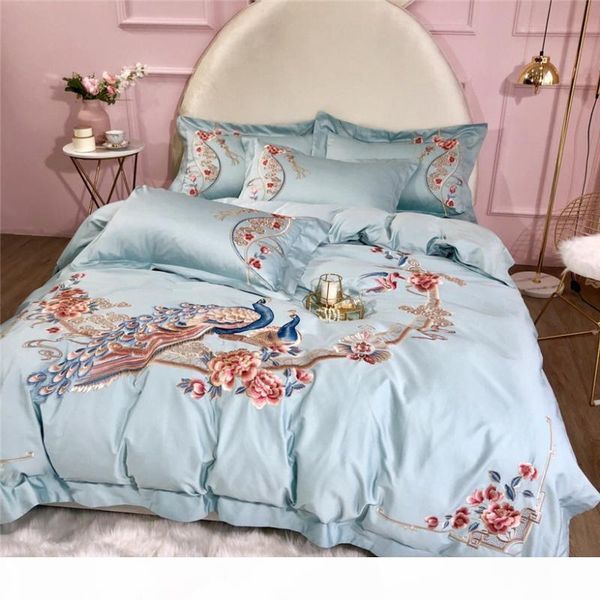 chinoiserie style vintage peacock and flowers bedding set luxuious 1000tc egyptian cotton soft duvet cover bed sheet pillowcases
chinoiserie style vintage peacock and flowers bedding set luxuious 1000tc egyptian cotton soft duvet cover bed sheet pillowcases
