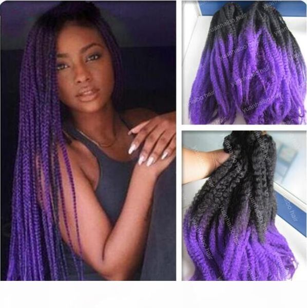 12 пакетов full head two tone марли braid волос 12a черный фиолетовый ombre синтетические наращивание волос кудрявый twist плетение быстрый, Black
12 пакетов full head two tone марли braid волос 12a черный фиолетовый ombre синтетические наращивание волос кудрявый twist плетение быстрый, Black