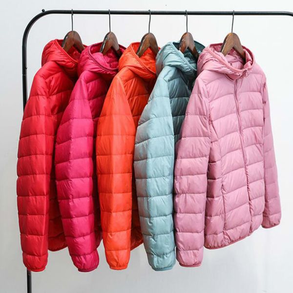 2021 new ultra light winter down woman's thin short jacket with female hood portable parkas jackets, Black
2021 new ultra light winter down woman's thin short jacket with female hood portable parkas jackets, Black