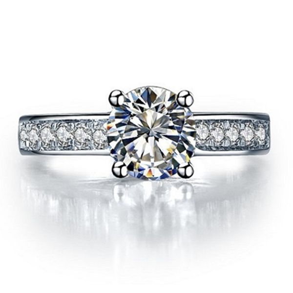 sterling silver ring female 1ct brand engagement ring for women nscd simulated diamond 4 prongs setting 18k white gold plated, Slivery;golden
sterling silver ring female 1ct brand engagement ring for women nscd simulated diamond 4 prongs setting 18k white gold plated, Slivery;golden