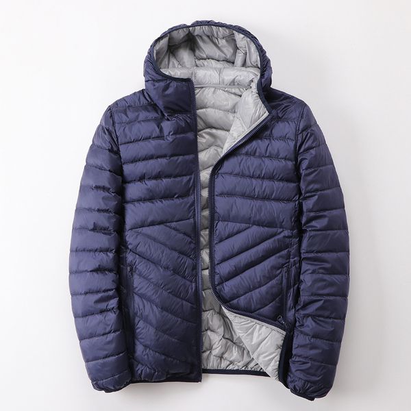 2021 new reversible men's with hooded puffer ultra light down jacket men autumn winter double side feather parka a8t3, Black
2021 new reversible men's with hooded puffer ultra light down jacket men autumn winter double side feather parka a8t3, Black