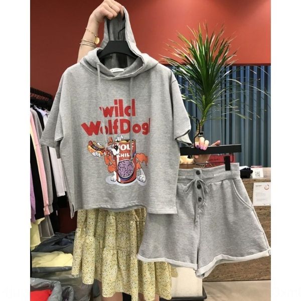 korean dongdaemun 2020 summer new women's fashion aged hoodie drawstring letter cartoon printed suit pants suithoodie pants setshorts s, Gray
korean dongdaemun 2020 summer new women's fashion aged hoodie drawstring letter cartoon printed suit pants suithoodie pants setshorts s, Gray