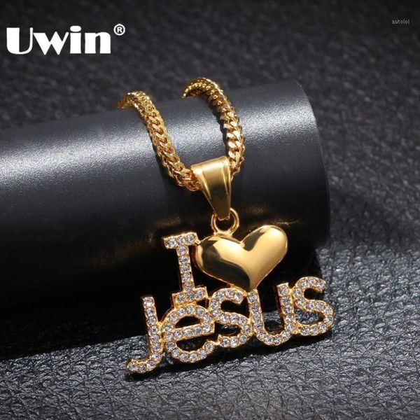 uwin hiphop necklace jesus heart pendant & chain "i love jesus" gift for women/men gold color christian jewelry necklaces1, Silver
uwin hiphop necklace jesus heart pendant & chain "i love jesus" gift for women/men gold color christian jewelry necklaces1, Silver