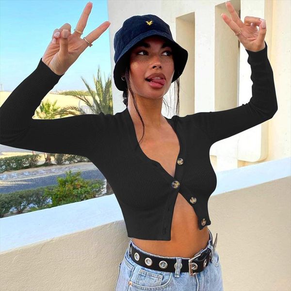 2019 new women autumn ribbed button sweaters navel bare sweaters cardigan long sleeve v neck floral lace trim mujer sweater, White;black
2019 new women autumn ribbed button sweaters navel bare sweaters cardigan long sleeve v neck floral lace trim mujer sweater, White;black