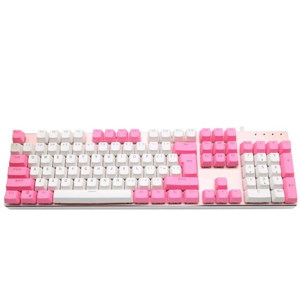 girls apply cute real mechanical keyboard green axis full key no flush suspension keyboard office home swap game
girls apply cute real mechanical keyboard green axis full key no flush suspension keyboard office home swap game