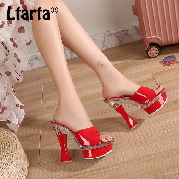 ltarta 14 cm high thick heel slope sandals slippers women's summer water anti-slip thick bottom joker shoes lfd-10365-5, Black
ltarta 14 cm high thick heel slope sandals slippers women's summer water anti-slip thick bottom joker shoes lfd-10365-5, Black