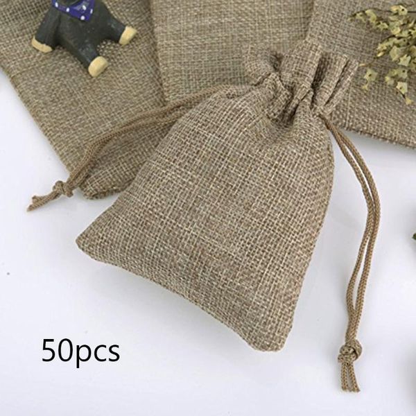 gift wrap 50pcs small burlap jute hessian bag wedding favour jewellery drawstring pouch bags with jewelry packaging w
gift wrap 50pcs small burlap jute hessian bag wedding favour jewellery drawstring pouch bags with jewelry packaging w