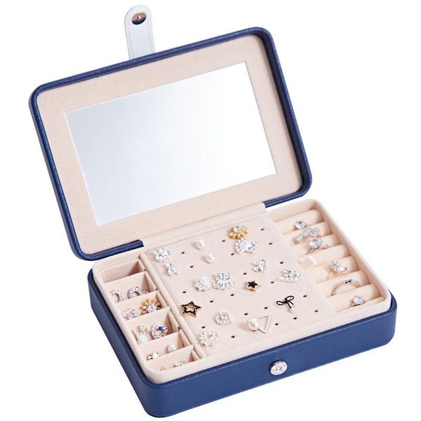 portable korean style leather jewelry box ring earrings necklace fashion jewelry storage box jewel holder, Pink;blue
portable korean style leather jewelry box ring earrings necklace fashion jewelry storage box jewel holder, Pink;blue