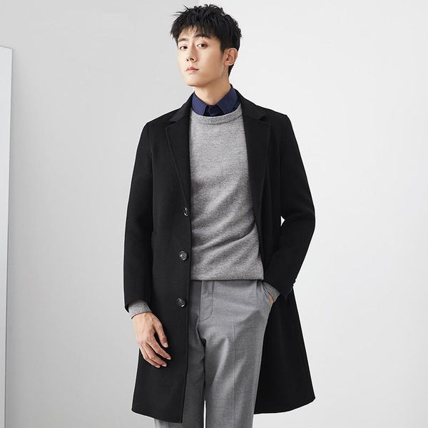 100% wool coat autumn winter jacket men double-side woolen coat men streetwear windbreaker long coats mg-00-7088 my19411, Black
100% wool coat autumn winter jacket men double-side woolen coat men streetwear windbreaker long coats mg-00-7088 my19411, Black