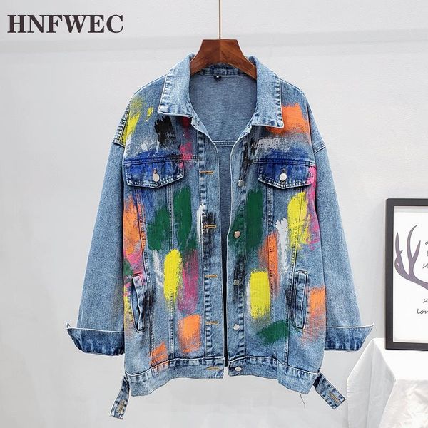 2021 autumn female turn down collar single breasted long sleeve minimalist loose graffiti denim jacket cardigan coat v683, Black;brown
2021 autumn female turn down collar single breasted long sleeve minimalist loose graffiti denim jacket cardigan coat v683, Black;brown