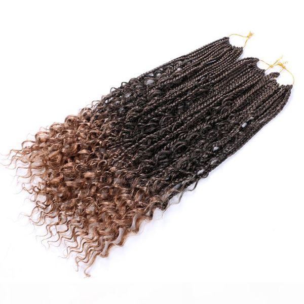22 inch crochet hair box braids curly ends ombre synthetic hair 70g pc for braid 12 strands braiding hair extensions, Black
22 inch crochet hair box braids curly ends ombre synthetic hair 70g pc for braid 12 strands braiding hair extensions, Black