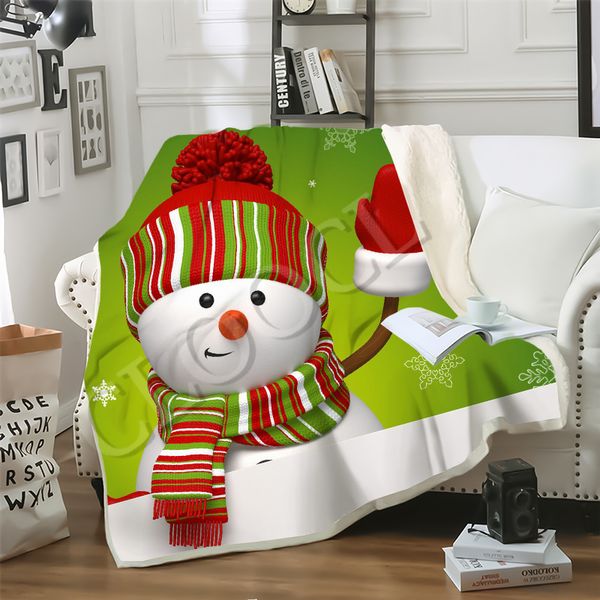 cloocl snowman christmas warm plush blanket 3d print soft keep warm in winter blanket bed travel decorative casual sofa two-layer quilt
cloocl snowman christmas warm plush blanket 3d print soft keep warm in winter blanket bed travel decorative casual sofa two-layer quilt