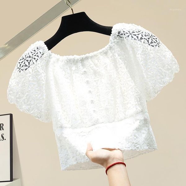 women's clothing cropped lace shirt woman slim fit hollow lace blouse ladies all-match white small shirt blusas1
women's clothing cropped lace shirt woman slim fit hollow lace blouse ladies all-match white small shirt blusas1