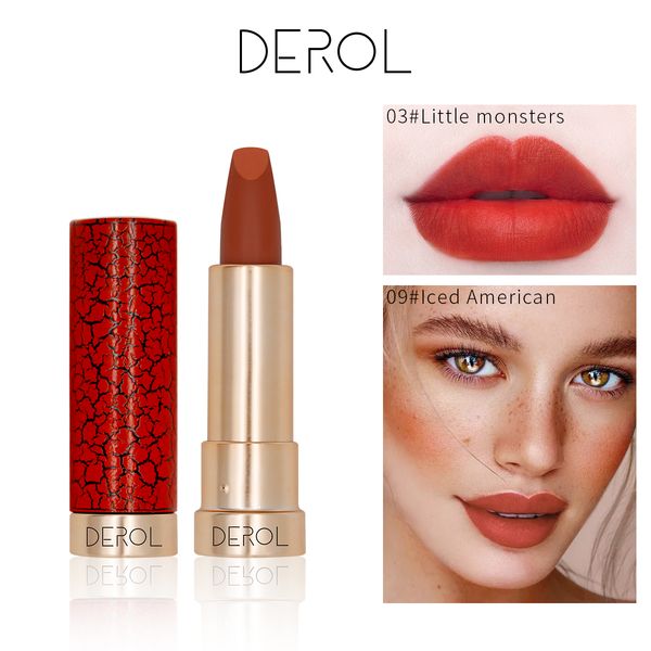 derol velvet lip batom matte lipstick waterproof long lasting nude lip stick makeup red lips gloss 0252
derol velvet lip batom matte lipstick waterproof long lasting nude lip stick makeup red lips gloss 0252