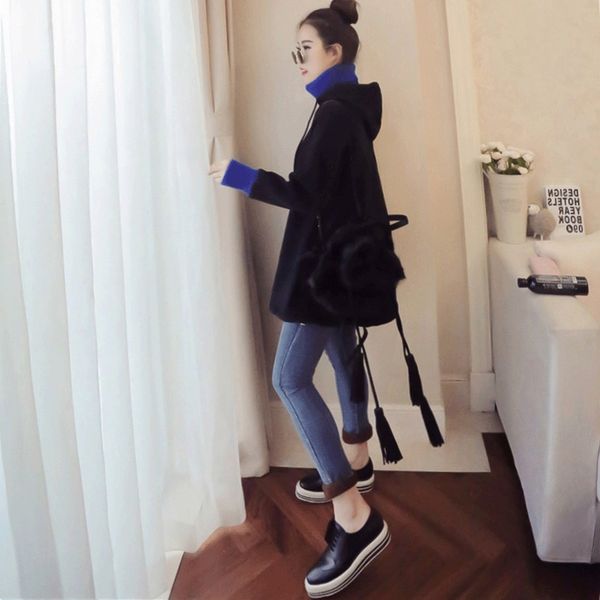 r3ken 2020 medium and wear large women's plush long coat sweater thickened winter cover fat sister autumn winter sweater coat iqp9q, Black
r3ken 2020 medium and wear large women's plush long coat sweater thickened winter cover fat sister autumn winter sweater coat iqp9q, Black
