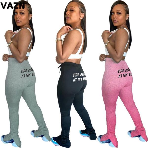 vazn 2020 shinny women letter energetic streetwear full pants sports pants lady high waist, Black;white
vazn 2020 shinny women letter energetic streetwear full pants sports pants lady high waist, Black;white