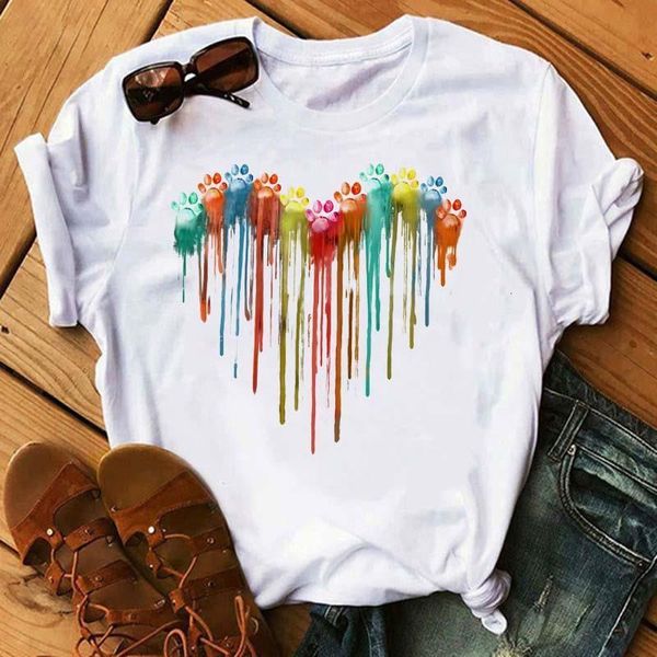 women cute paw love heart ladies cartoon graphic printed womens tees female lady t-shirt harajuku t shirt t-shirts, White
women cute paw love heart ladies cartoon graphic printed womens tees female lady t-shirt harajuku t shirt t-shirts, White