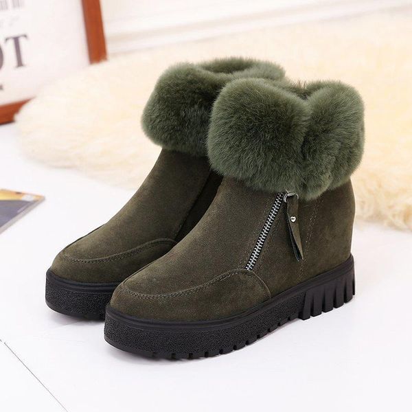 2020 women winter boots furry snow female sneakers botas de mujer platform boots shoes for women wedges booties designer1, Black
2020 women winter boots furry snow female sneakers botas de mujer platform boots shoes for women wedges booties designer1, Black