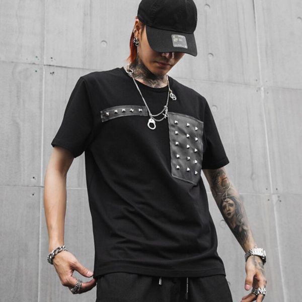 2021 homens rebite patchwork hip hop shirt traje estgio boate personalidade do vintage de manga curta camisetas streetwear c88n, White;black
2021 homens rebite patchwork hip hop shirt traje estgio boate personalidade do vintage de manga curta camisetas streetwear c88n, White;black