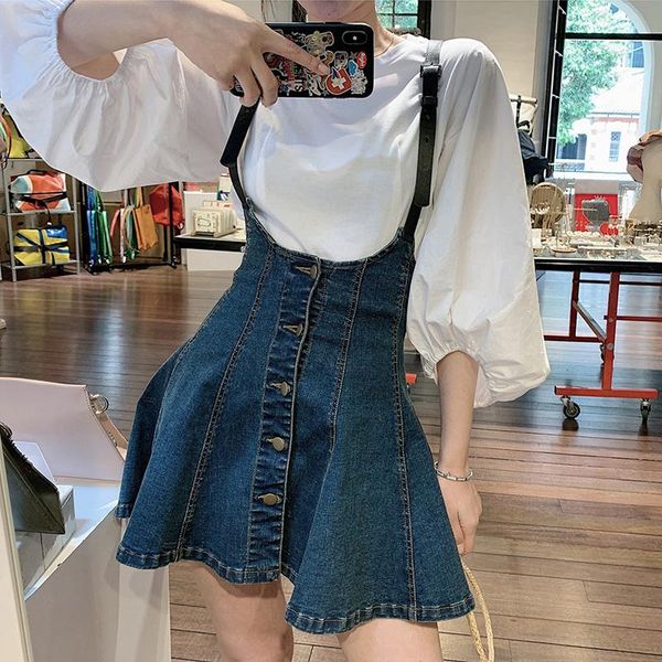 skirts cute denim womens summer autumn high waist strap jeans plus size mini skirt faldas mujer jupe, Black
skirts cute denim womens summer autumn high waist strap jeans plus size mini skirt faldas mujer jupe, Black
