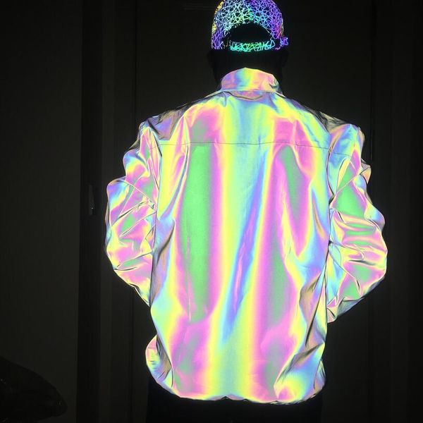 colorful jacket men autumn winter night reflect light hip hop coat women harajuku rainbow color reflective jackets
colorful jacket men autumn winter night reflect light hip hop coat women harajuku rainbow color reflective jackets