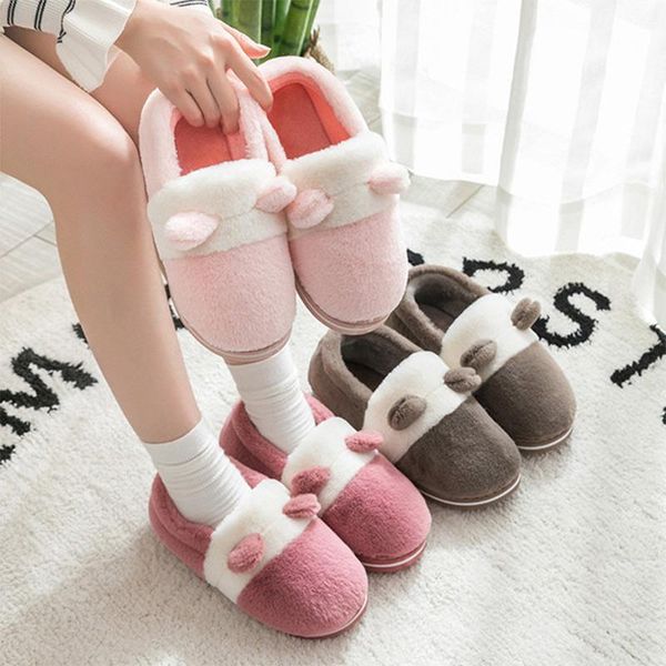 slippers women warm plush cute winter ladies home indoor flat shoes female cartoon slip on couple slipper, Black
slippers women warm plush cute winter ladies home indoor flat shoes female cartoon slip on couple slipper, Black