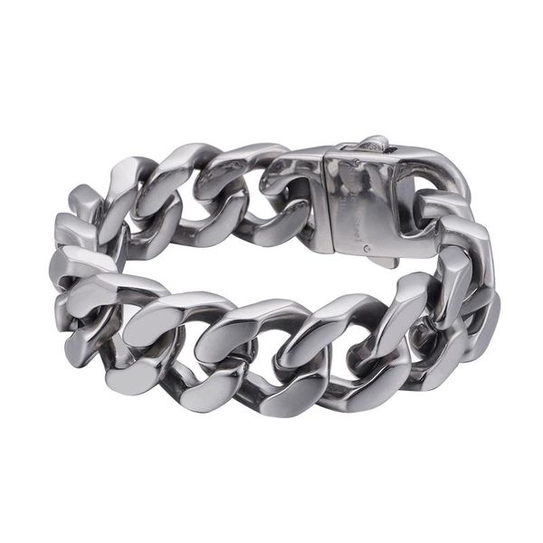 link, chain 20mm heavy men's curb cuban link bracelet gold silver color 316l stainless steel bike bracelets wristband male jewelry drop, Black
link, chain 20mm heavy men's curb cuban link bracelet gold silver color 316l stainless steel bike bracelets wristband male jewelry drop, Black