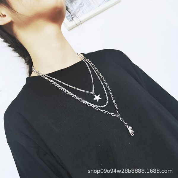 amazon three layer fastion jewelry chakra hip hop ins cuban chain trendy vintage sweater necklace jewelry collier bulk for teen woman man, Silver
amazon three layer fastion jewelry chakra hip hop ins cuban chain trendy vintage sweater necklace jewelry collier bulk for teen woman man, Silver