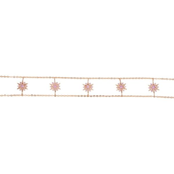 pink pinky girl gift paved pink cz northstar starburst choker necklace sunburst design 32+8cm women choker chain, Silver
pink pinky girl gift paved pink cz northstar starburst choker necklace sunburst design 32+8cm women choker chain, Silver