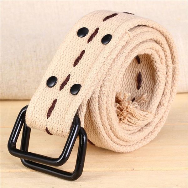 men women teenager boys girls students double ring buckle waist belt canvas solid color, Black;brown
men women teenager boys girls students double ring buckle waist belt canvas solid color, Black;brown