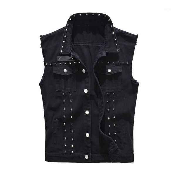 mens vest vintage denim jeans vest male fashion black sleeveless jackets waistcoat men spring autumn rivet hole jeans waistcoats1, Black;white
mens vest vintage denim jeans vest male fashion black sleeveless jackets waistcoat men spring autumn rivet hole jeans waistcoats1, Black;white