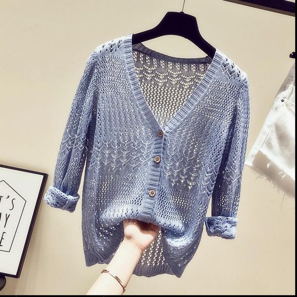 thin ice silk knitted cardigan hollow fairy loose 2021 summer dress new short sunscreen clothes overfire cec, White;black
thin ice silk knitted cardigan hollow fairy loose 2021 summer dress new short sunscreen clothes overfire cec, White;black
