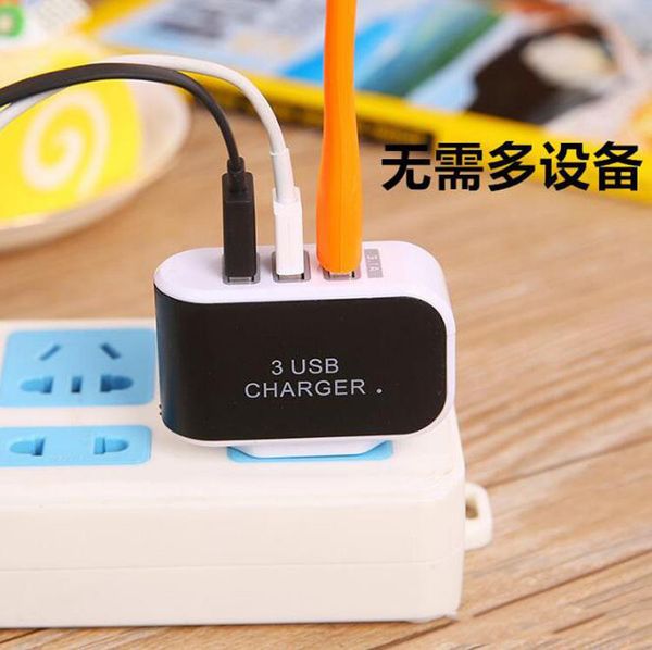 for mobile phone 3 usb wall chargers 5v 3.1a led adapter travel convenient power adaptor with triple usb ports
for mobile phone 3 usb wall chargers 5v 3.1a led adapter travel convenient power adaptor with triple usb ports