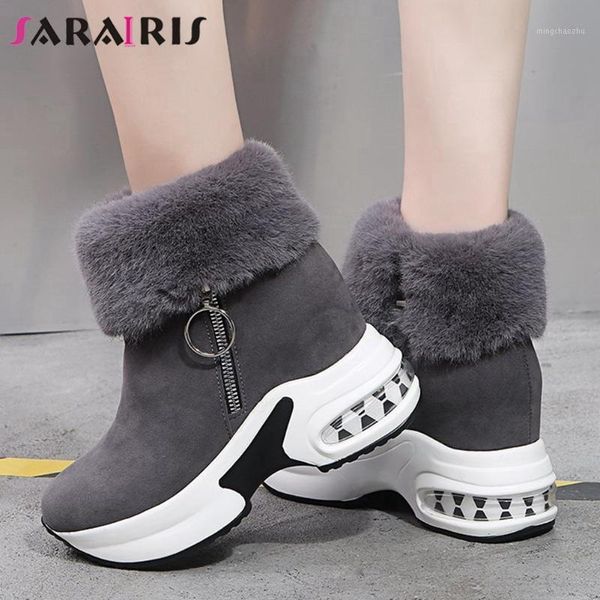 boots sarairis chic inside height increaseing heels keep warm fur platform casual winter booties women shoes female1, Black
boots sarairis chic inside height increaseing heels keep warm fur platform casual winter booties women shoes female1, Black