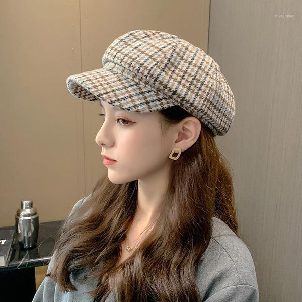 stingy brim hats 202111-shi9372 spring autumn classic houndstooth color plaid leisure octagonal hat men women visors cap1, Blue;gray
stingy brim hats 202111-shi9372 spring autumn classic houndstooth color plaid leisure octagonal hat men women visors cap1, Blue;gray
