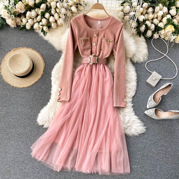 foamlina vintage style women patchwork mesh midi dress new round collar long sleeve autumn winter elegant party dress robe femme, Black;gray
foamlina vintage style women patchwork mesh midi dress new round collar long sleeve autumn winter elegant party dress robe femme, Black;gray