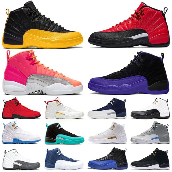 jumpman 12 university gold 12s men basketball shoes indigo reverse flu game dark concord platform mens sports sneakers trainers, White;red
jumpman 12 university gold 12s men basketball shoes indigo reverse flu game dark concord platform mens sports sneakers trainers, White;red